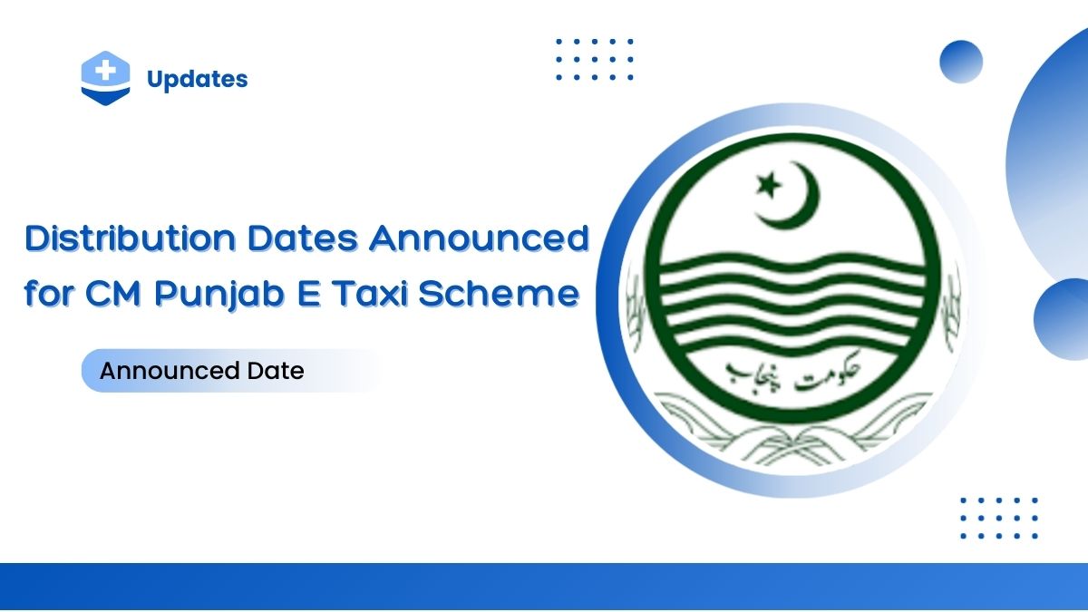 Distribution Dates Announced for CM Punjab E Taxi Scheme 2025
